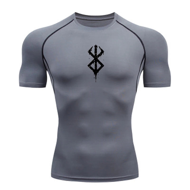 Men's Compression Shirt - Quick Dry Summer Sports Top