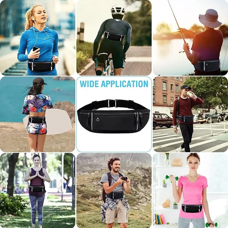 Professional Running Waist Bag - Sports Belt Phone Pouch