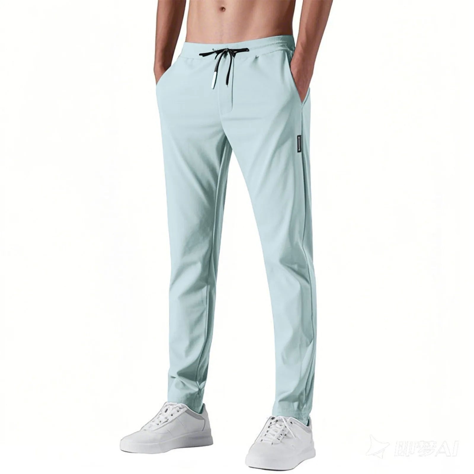 Men's Fast Dry Stretch Pants - Ice Silk Breathable Trousers