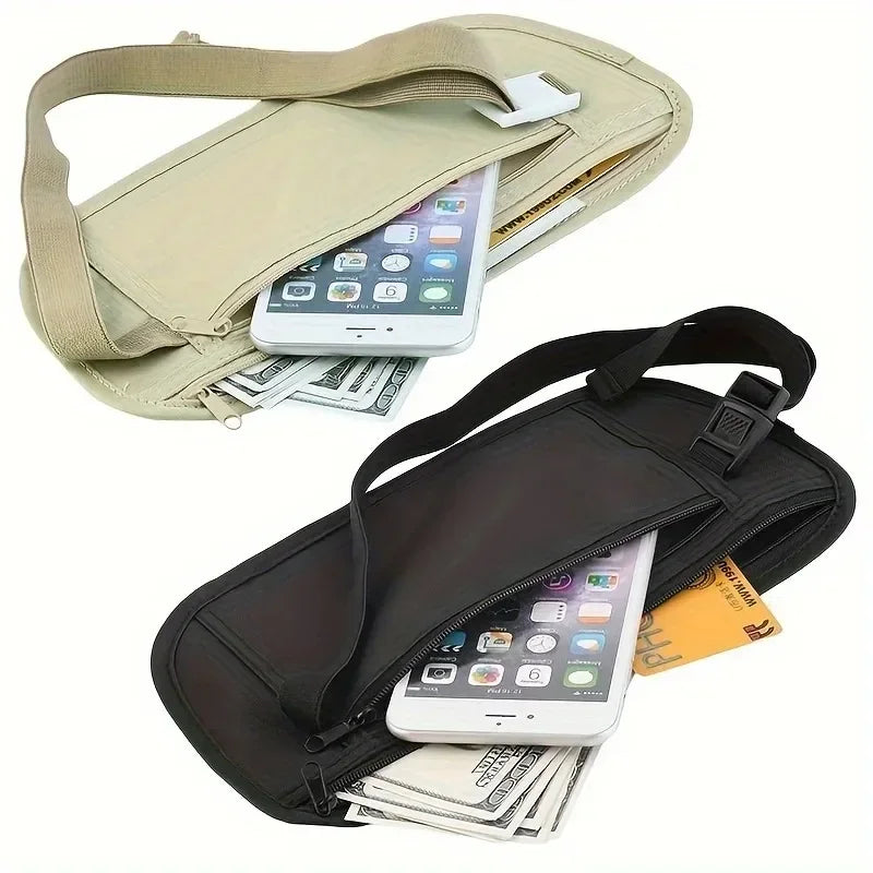 Sport Running Waist Bag - Invisible Travel Money Belt