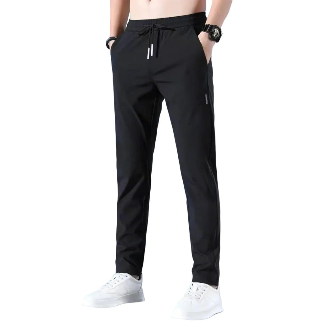 Men's Fast Dry Stretch Pants - Ice Silk Breathable Trousers