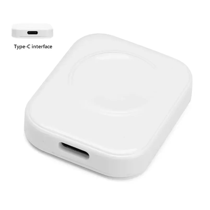 Tiny Magnetic Watch Wireless Charger For Apple Watch series 9 8 7 6 5 SE Type C For iPhone convert for iWatch Series 6 5 3 2 1