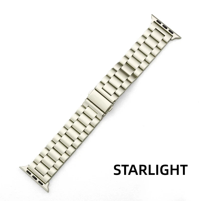 Stainless Steel Apple Watch Band Strap Compatible with Series 9876 SE Ultra iWatch Metal Bracelet 38/42mm 41mm 40/44mm 45mm 49mm