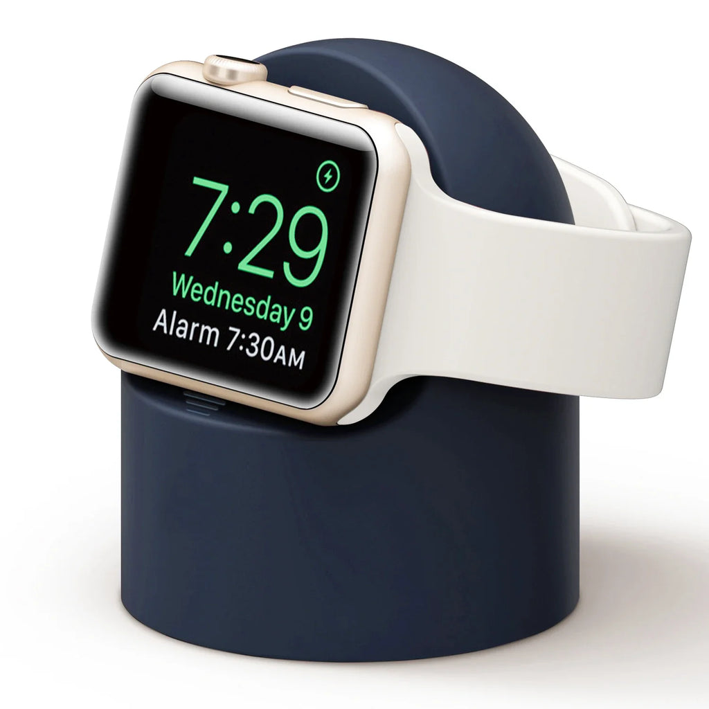Charger Stand For Apple Watch Series 9 8 Ultra 7 6 5 SE 4 3 2 Charger Dock Station Silicone Bracket Iwatch Charging Cable Holder
