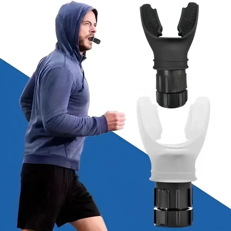 Lung Breathing Exercise Device Portable Breathing Fitness Exerciser Resistance Training，Adjustable resistance