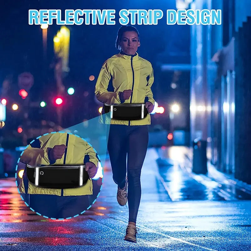 Professional Running Waist Bag - Sports Belt Phone Pouch