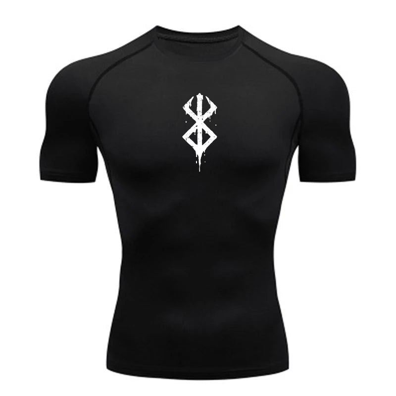 Men's Compression Shirt - Quick Dry Summer Sports Top