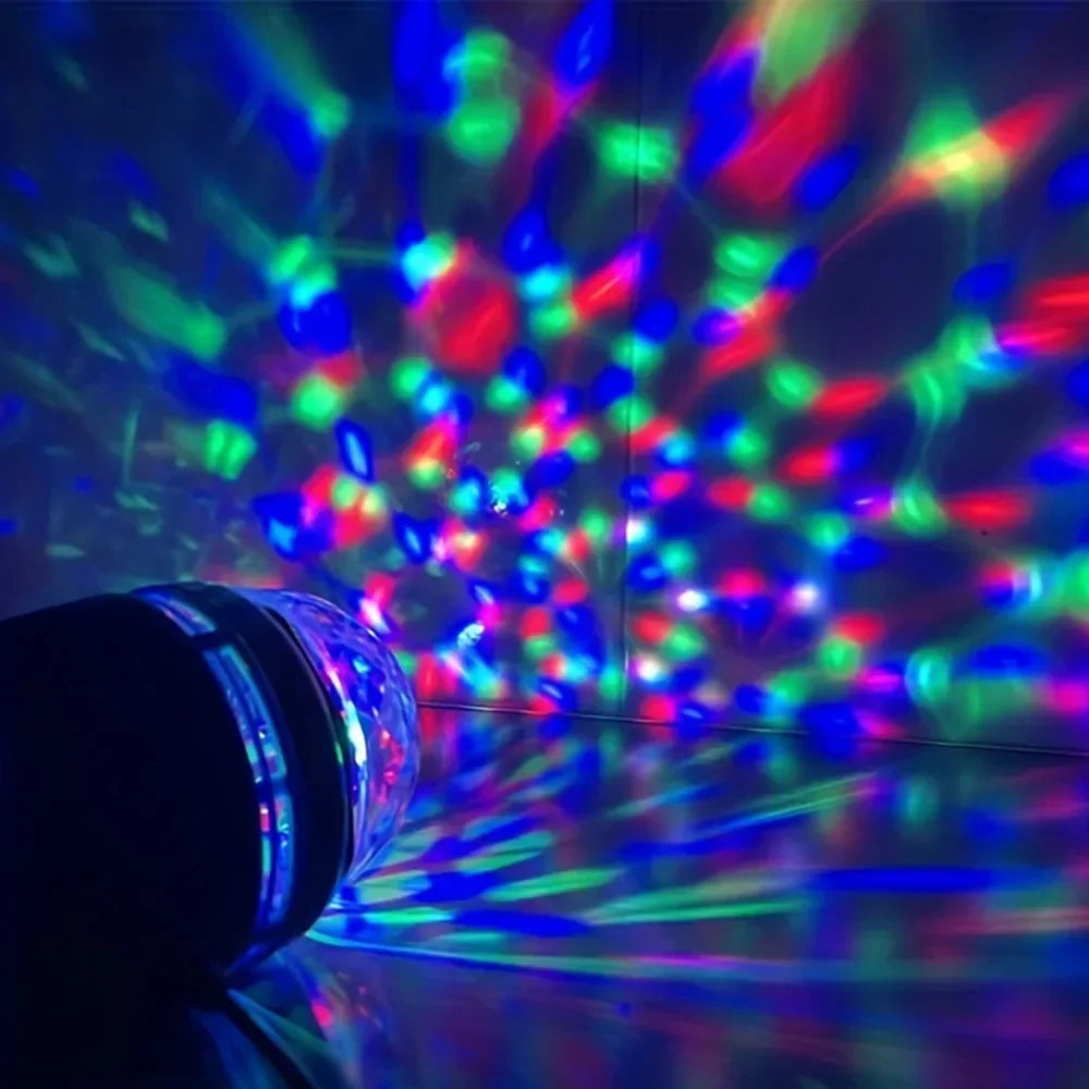LED Starry Sky Projector Light USB Remote Control Rotating Aurora Galaxy Spotlight for Magic Ball Stage KTV Atmosphere Decor