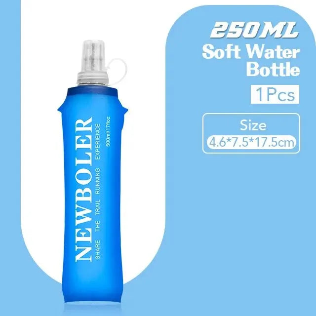 Collapsible Water Bottle - Soft Flask for Running & Camping