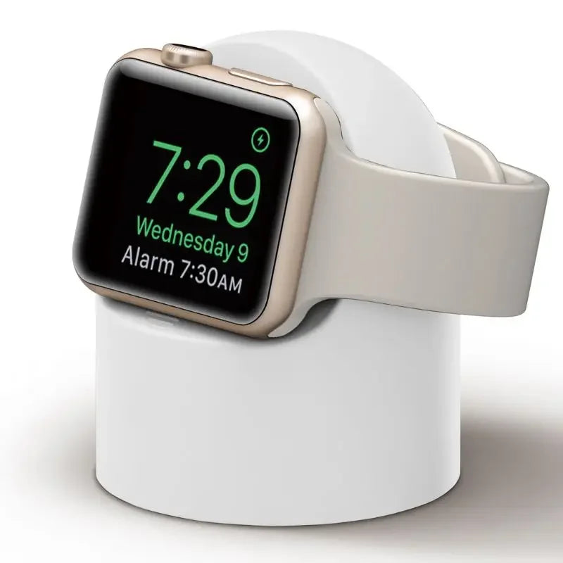 Charger Stand For Apple Watch Series 9 8 Ultra 7 6 5 SE 4 3 2 Charger Dock Station Silicone Bracket Iwatch Charging Cable Holder