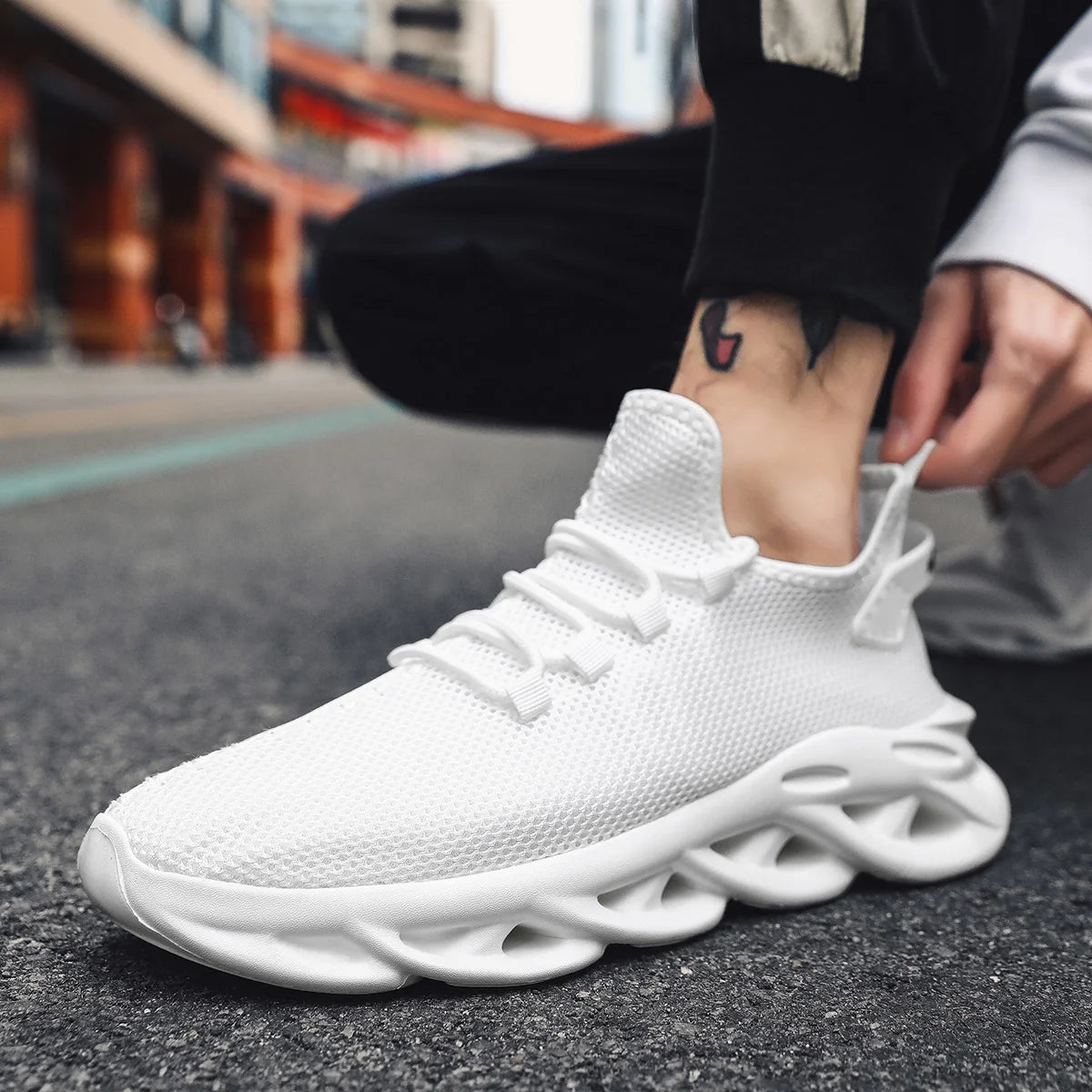Men's Casual Sports Shoes - Breathable Running Sneakers