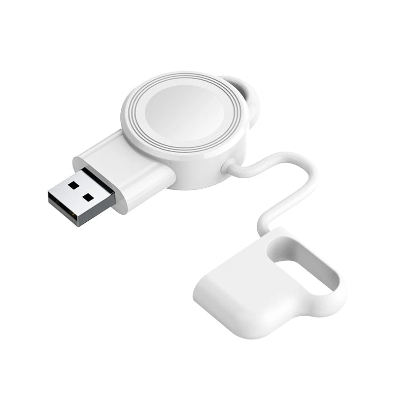 Tiny Magnetic Watch Wireless Charger For Apple Watch series 9 8 7 6 5 SE Type C For iPhone convert for iWatch Series 6 5 3 2 1