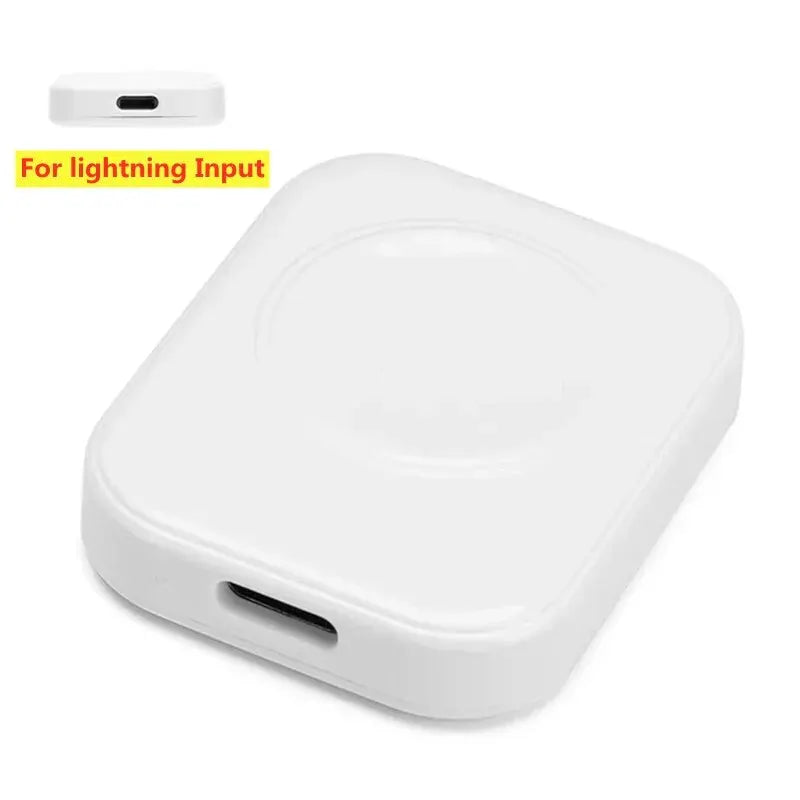 Tiny Magnetic Watch Wireless Charger For Apple Watch series 9 8 7 6 5 SE Type C For iPhone convert for iWatch Series 6 5 3 2 1