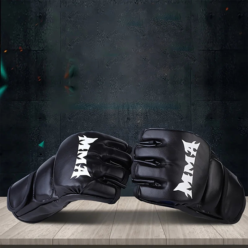 Boxing Gloves - MMA Half Finger Training Gloves