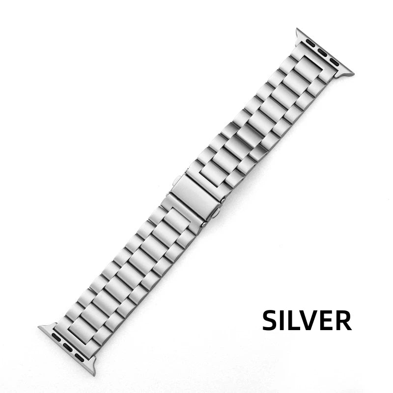 Stainless Steel Apple Watch Band Strap Compatible with Series 9876 SE Ultra iWatch Metal Bracelet 38/42mm 41mm 40/44mm 45mm 49mm