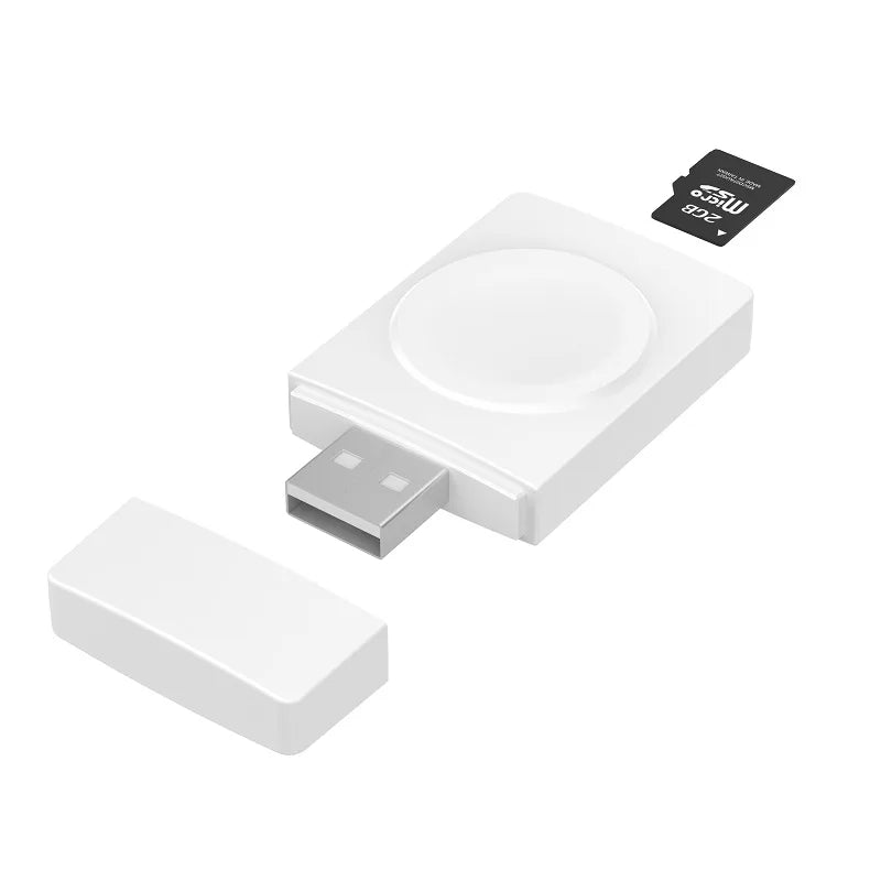 Tiny Magnetic Watch Wireless Charger For Apple Watch series 9 8 7 6 5 SE Type C For iPhone convert for iWatch Series 6 5 3 2 1