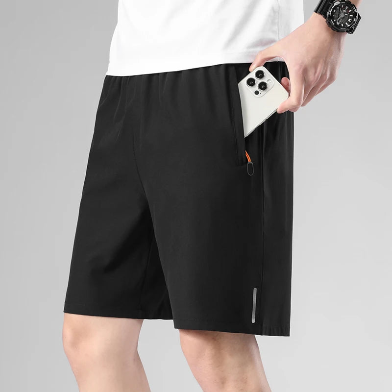 Men's Summer Sports Shorts - Ice Silk Breathable Quick Dry