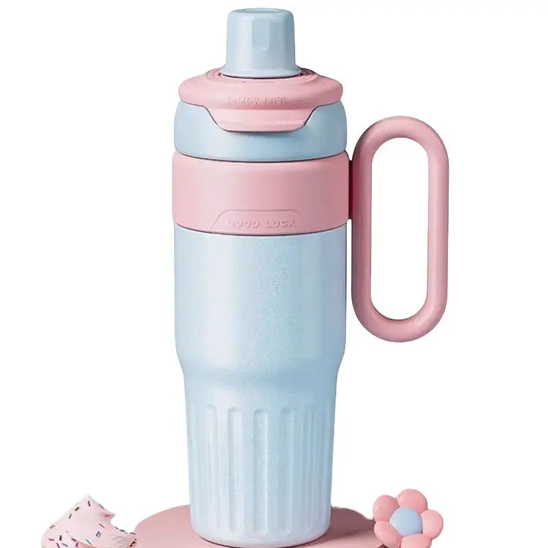 780ml Thermal Cup - Stainless Steel Coffee Thermos with Straw - Eyecatsher Eyecatsher