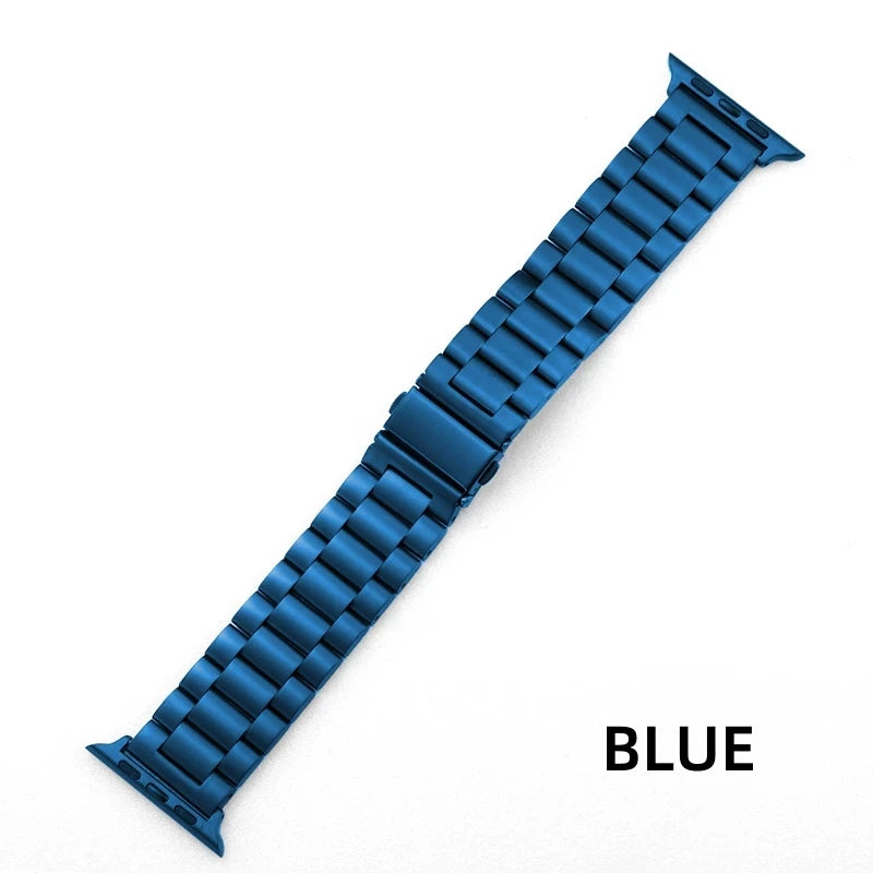 Stainless Steel Apple Watch Band Strap Compatible with Series 9876 SE Ultra iWatch Metal Bracelet 38/42mm 41mm 40/44mm 45mm 49mm