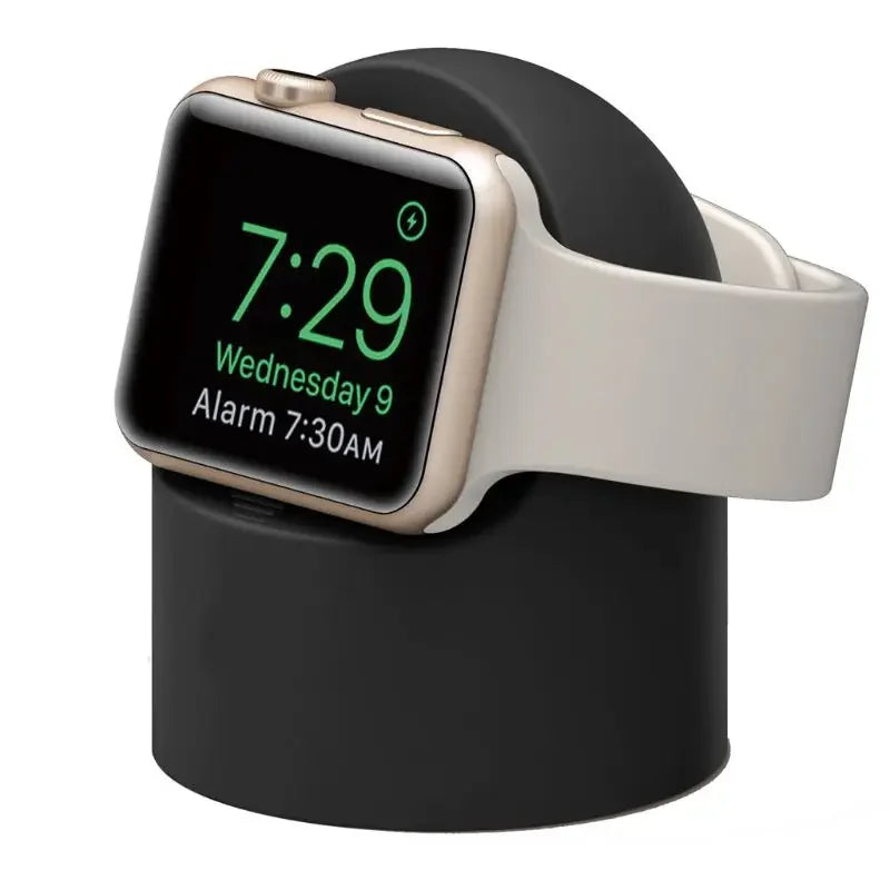 Charger Stand For Apple Watch Series 9 8 Ultra 7 6 5 SE 4 3 2 Charger Dock Station Silicone Bracket Iwatch Charging Cable Holder