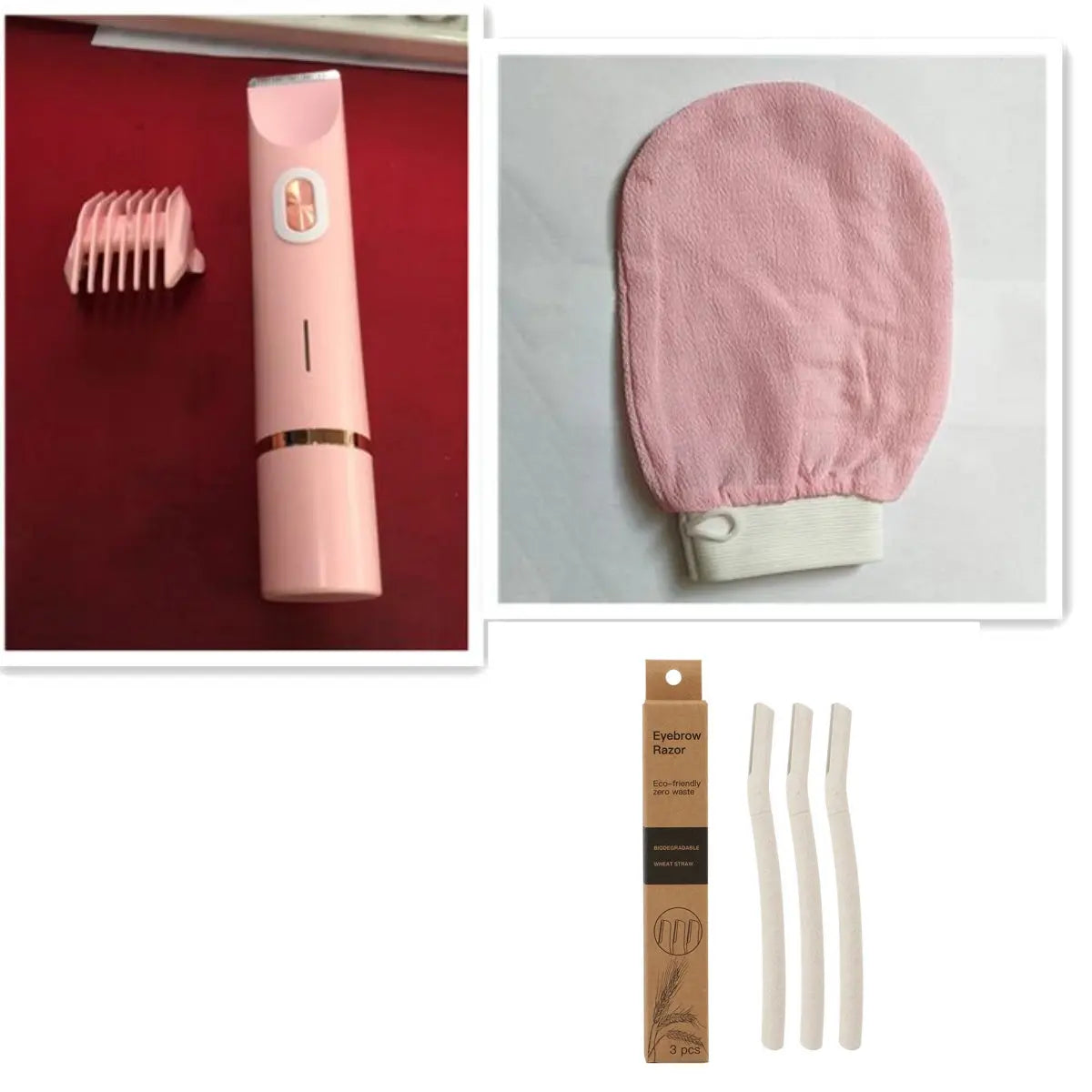 2 In 1 Hair Remover Women's Double Head Shaver Private Pubic Hair Trimmer Electric Razor Wet Dry Electric Body Hair Eyecatsher