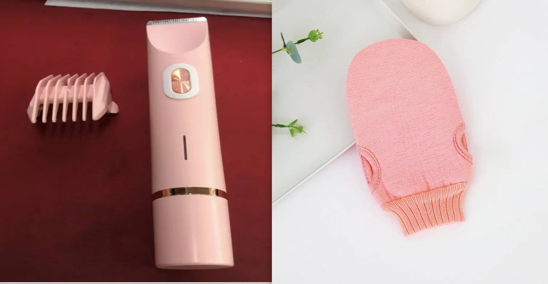 2 In 1 Hair Remover Women's Double Head Shaver Private Pubic Hair Trimmer Electric Razor Wet Dry Electric Body Hair Eyecatsher