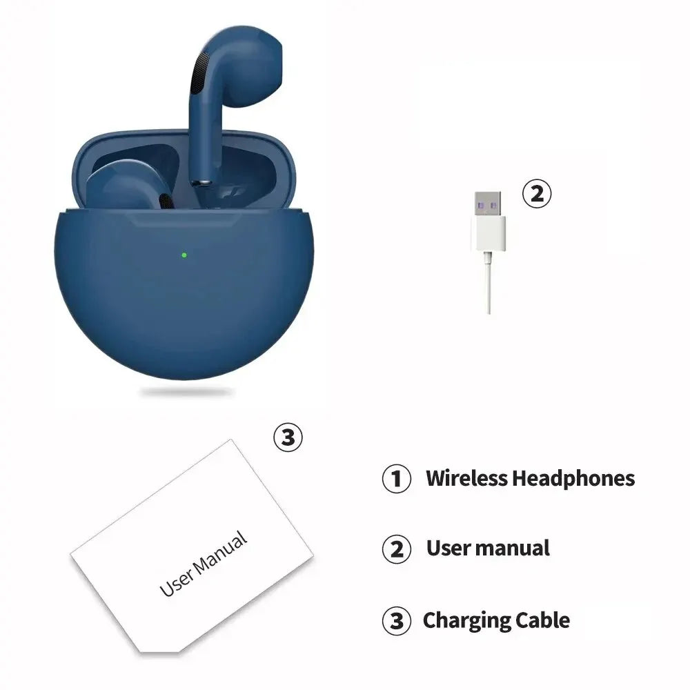 TWS Bluetooth Earphones Wireless Bluetooth Headset Noise Cancelling Earbuds with Mic Wireless Headphones