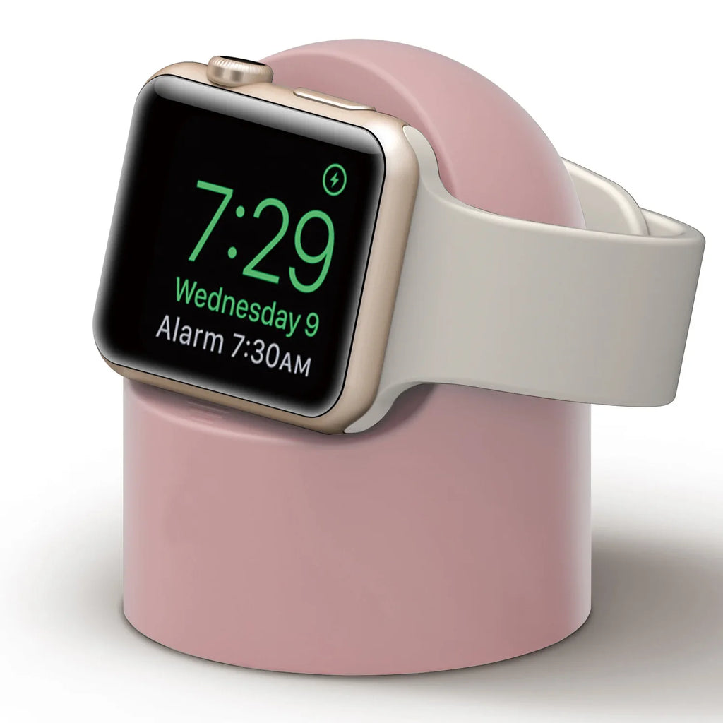 Charger Stand For Apple Watch Series 9 8 Ultra 7 6 5 SE 4 3 2 Charger Dock Station Silicone Bracket Iwatch Charging Cable Holder