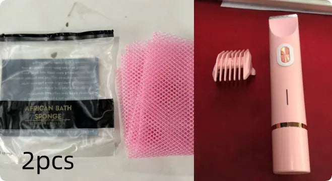 2 In 1 Hair Remover Women's Double Head Shaver Private Pubic Hair Trimmer Electric Razor Wet Dry Electric Body Hair Eyecatsher