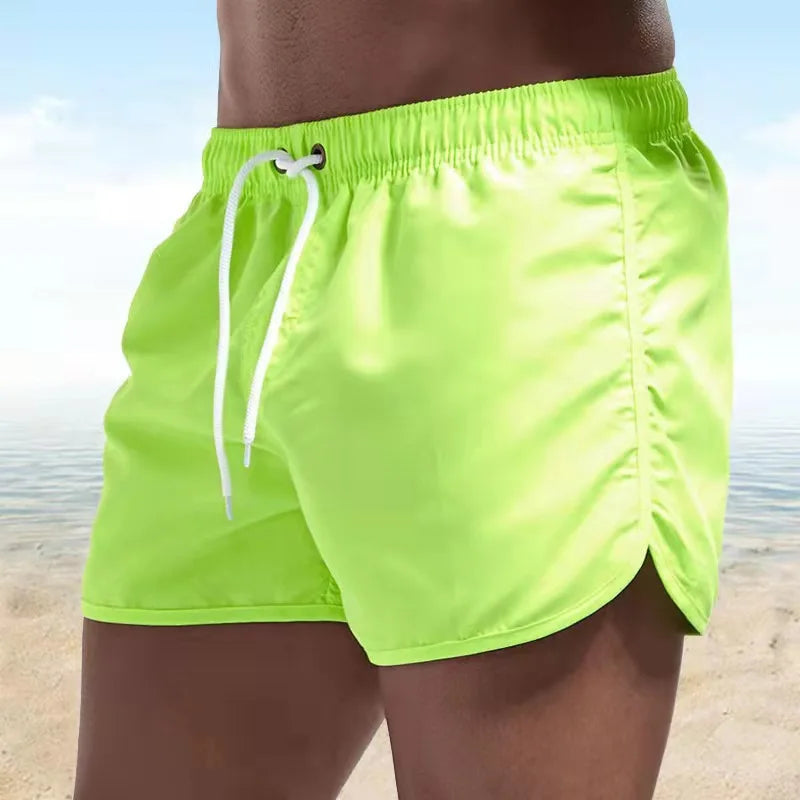 Men's Beach Swim Shorts - Surf Board Swimming Trunks