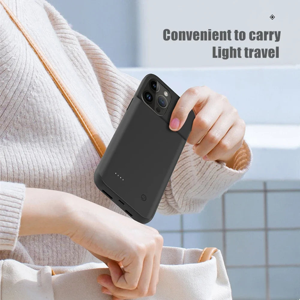 10000Mah Anti Fingerprints Power Case for IPhone 14 Plus Battery Charger Case for Iphone 14 Pro Max Power Bank for IPhone14 Pro
