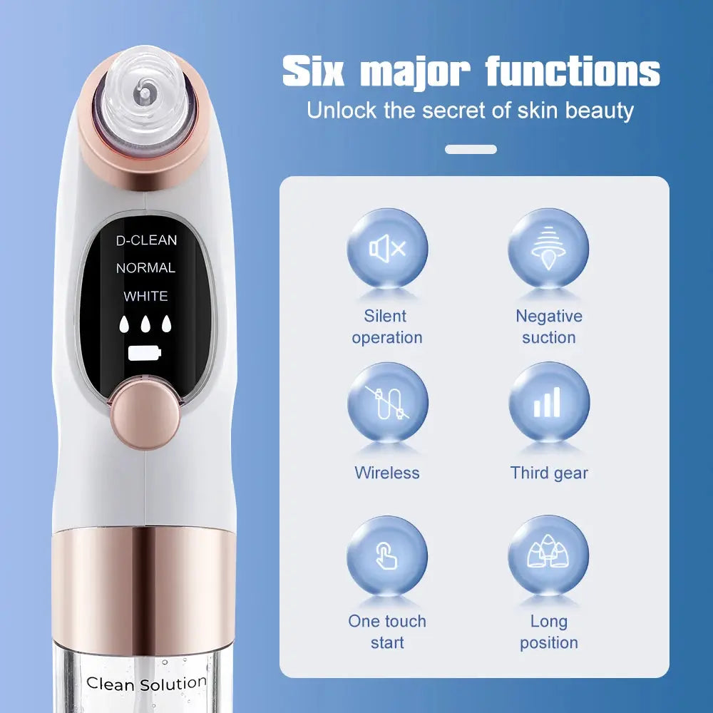 Blackhead Remover Pore Vacuum - Electric Face Cleaner USB Rechargeable | Eyecatsher Eyecatsher