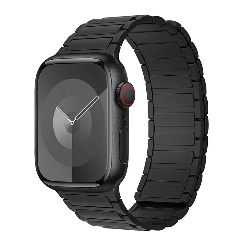 Silicone Strap for Apple Watch 46mm 42mm 49mm 45mm 41mm 44mm 40mm Magnetic Band for lWatch Ultra 2 Series 10 9 8 7 6 SE 5 4 3