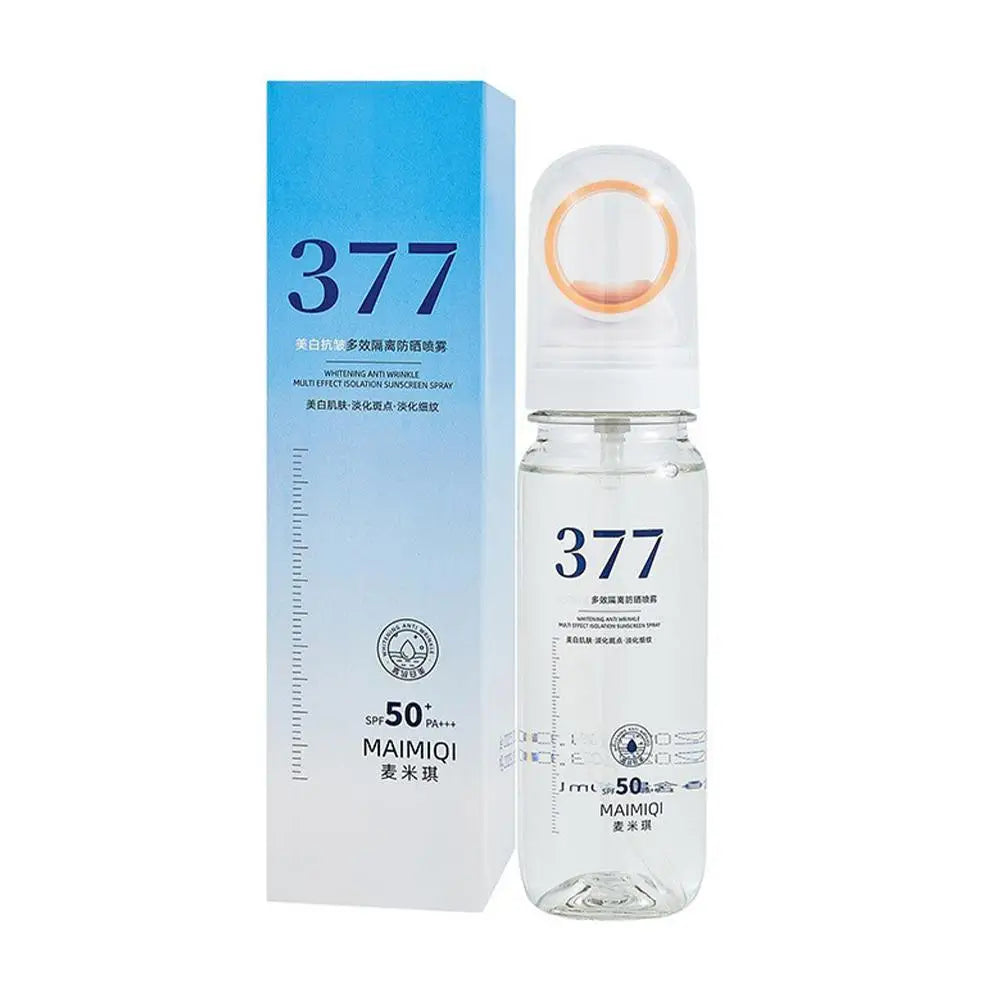 377 Sunscreen Spray Anti-aging Anti Wrinkle Moisturizing Whitening Sunscreen Spray Facial Body Neck Skin Care Cream