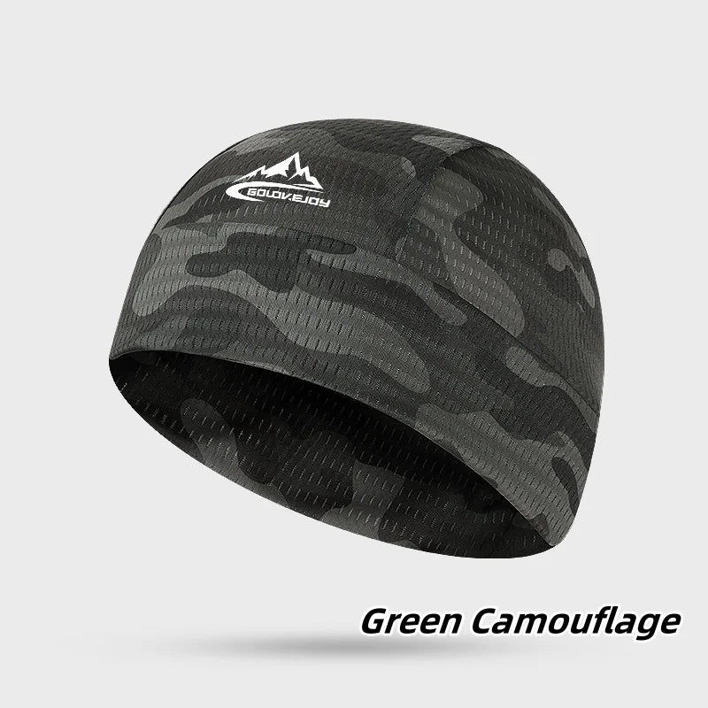 Quick Dry Breathable Fishing Cap Sunhat Anti-UV Sport Hat Helmet Liner Sweat Cap Outdoor Cycling Bike MTB Running Hat Head Scarf
