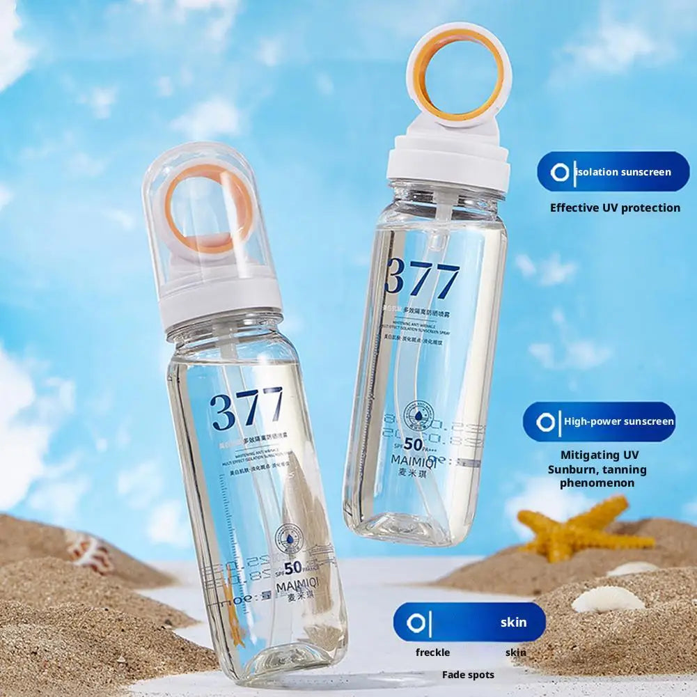 377 Sunscreen Spray Anti-aging Anti Wrinkle Moisturizing Whitening Sunscreen Spray Facial Body Neck Skin Care Cream
