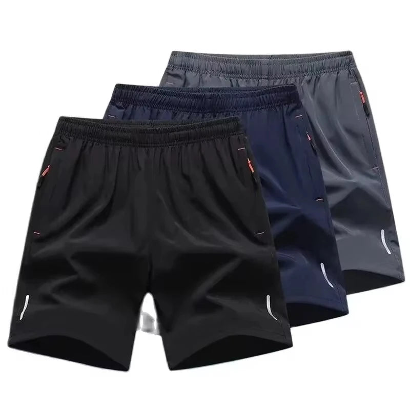 Men's Summer Sports Shorts - Ice Silk Breathable Quick Dry