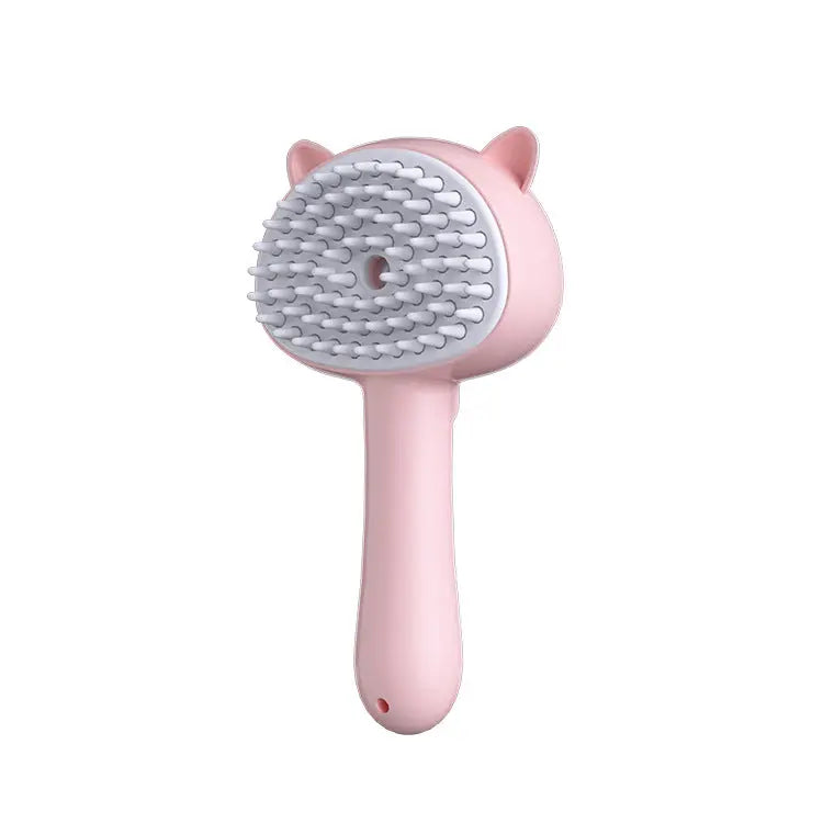 Cat Grooming Brush with Mist - Self-Cleaning Pet Brush - Eyecatsher Eyecatsher