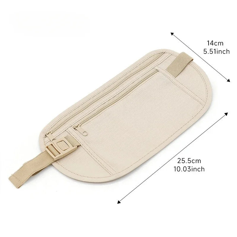 Sport Running Waist Bag - Invisible Travel Money Belt
