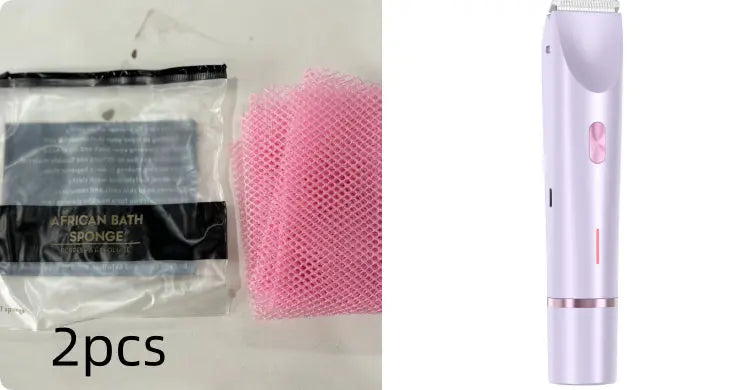 2 In 1 Hair Remover Women's Double Head Shaver Private Pubic Hair Trimmer Electric Razor Wet Dry Electric Body Hair Eyecatsher