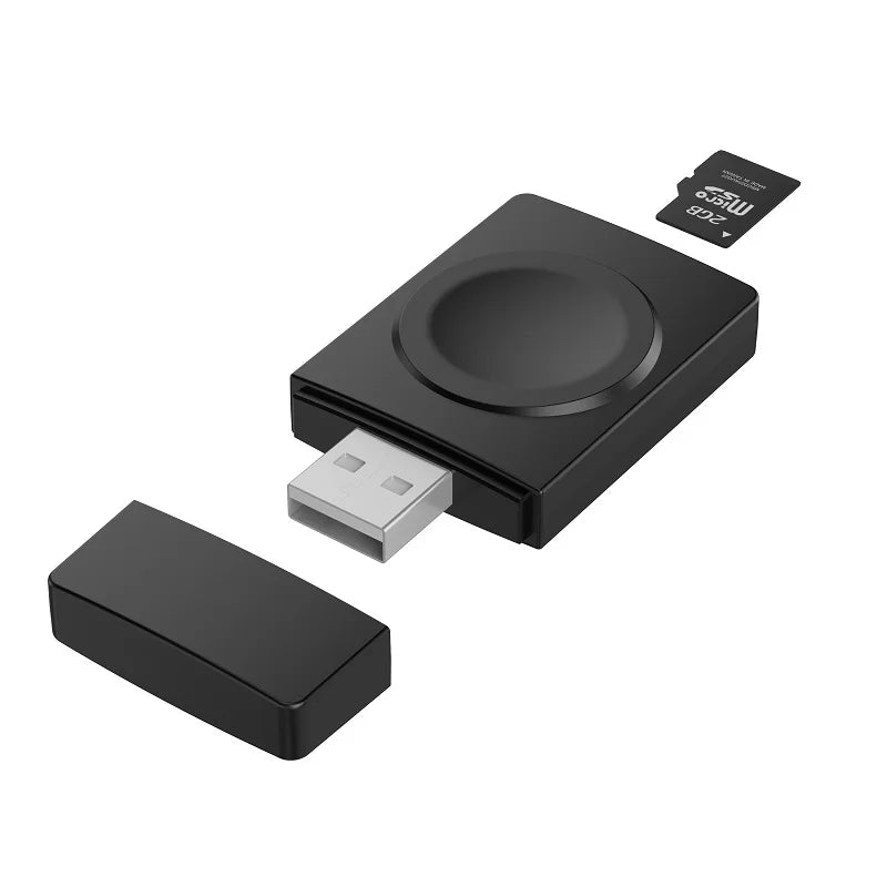 Tiny Magnetic Watch Wireless Charger For Apple Watch series 9 8 7 6 5 SE Type C For iPhone convert for iWatch Series 6 5 3 2 1