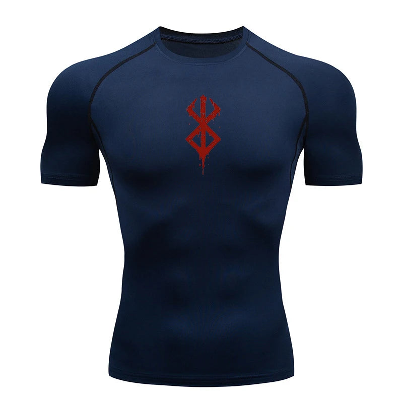 Men's Compression Shirt - Quick Dry Summer Sports Top
