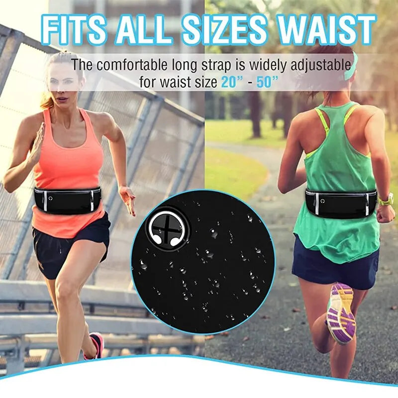 Professional Running Waist Bag - Sports Belt Phone Pouch