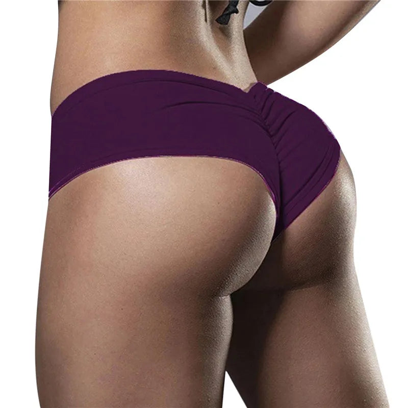 Sexy Women's Sports High Waist Shorts Athletic Gym Workout Fitness Yoga Leggings Briefs Athletic Breathable 2024