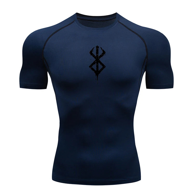Men's Compression Shirt - Quick Dry Summer Sports Top