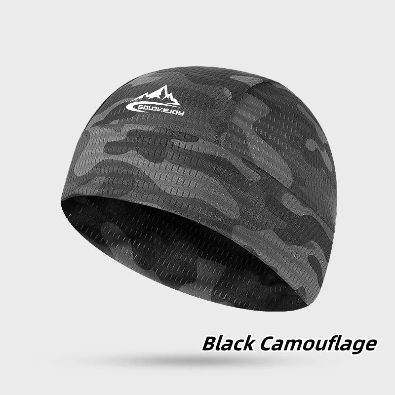 Quick Dry Breathable Fishing Cap Sunhat Anti-UV Sport Hat Helmet Liner Sweat Cap Outdoor Cycling Bike MTB Running Hat Head Scarf