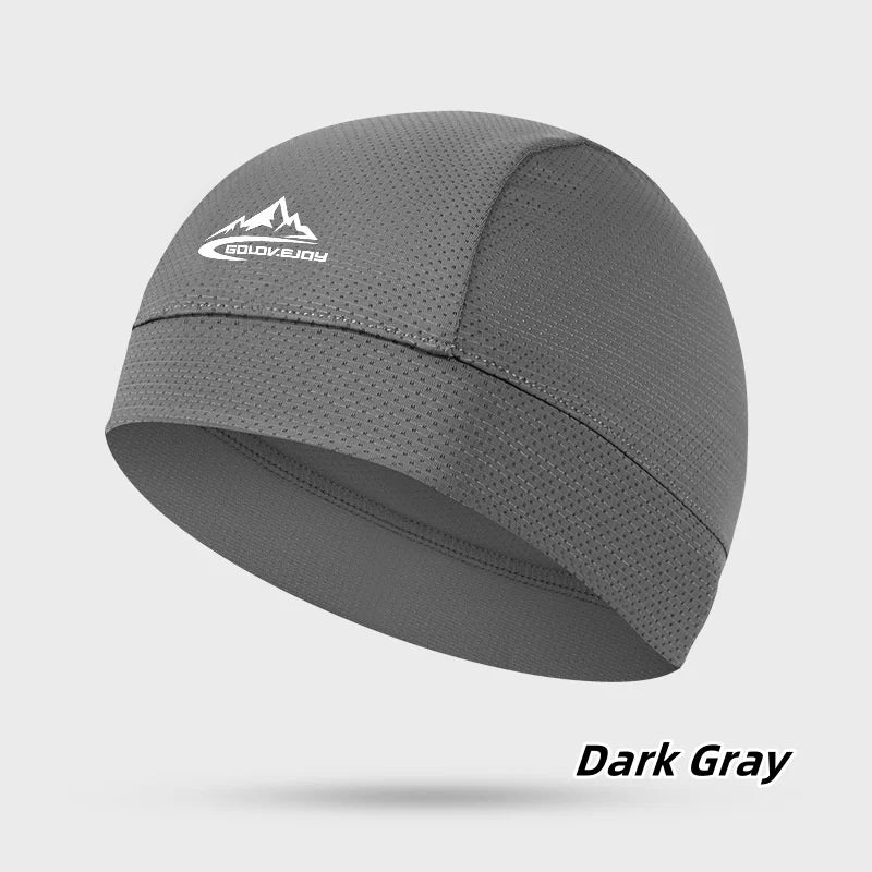 Quick Dry Breathable Fishing Cap Sunhat Anti-UV Sport Hat Helmet Liner Sweat Cap Outdoor Cycling Bike MTB Running Hat Head Scarf