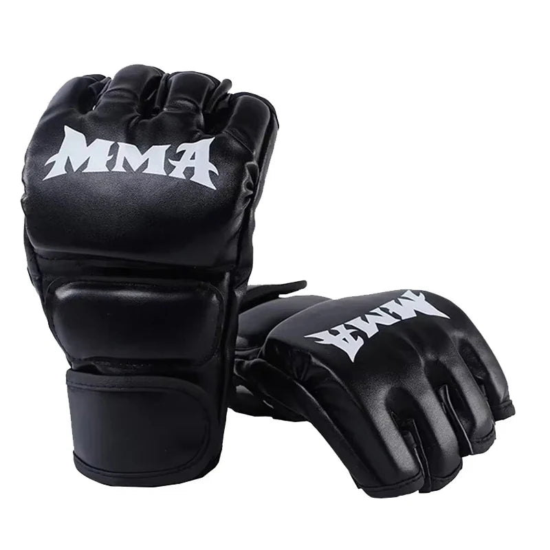 Boxing Gloves - MMA Half Finger Training Gloves