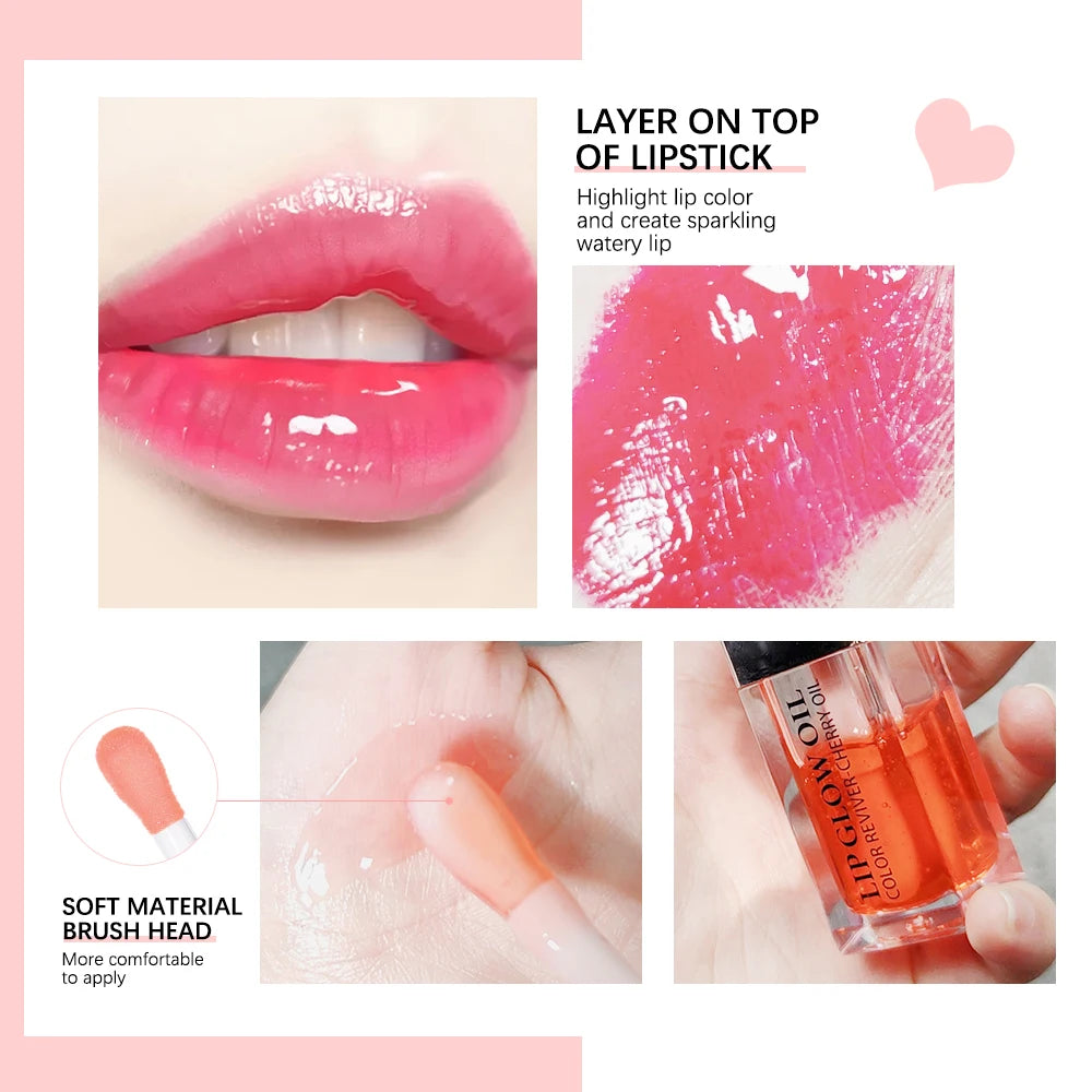 Moisturizing Lip Balm Oil - Plumping Gloss for Soft Lips