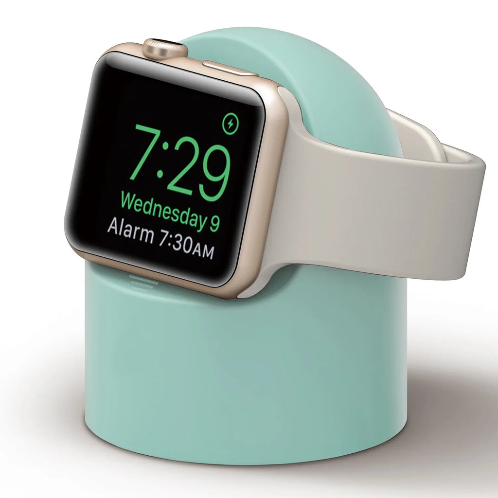 Charger Stand For Apple Watch Series 9 8 Ultra 7 6 5 SE 4 3 2 Charger Dock Station Silicone Bracket Iwatch Charging Cable Holder